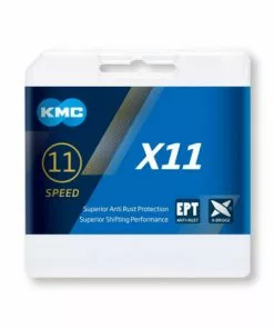 Cadena KMC X11 11v Plata/Negro