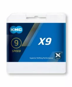 Cadena KMC X9 9v Gris