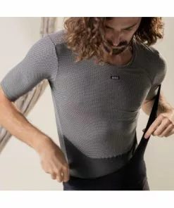 Camiseta GOBIK Interior Manga Corta Cell Skin Hombre Grey Black -Bicicletas Ventas camiseta gobik interior manga corta cell skin hombre grey black 2