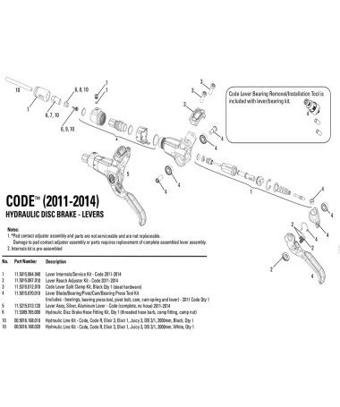 Kit Latiguillo SRAM LEV/LEV T/GUIDE RE/CODE/JUICY3 3 Kit Latiguillo SRAM LEV/LEV T/GUIDE RE/CODE/JUICY3 - Imagen 3