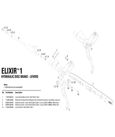 Kit Latiguillo SRAM LEV/LEV T/GUIDE RE/CODE/JUICY3 4 Kit Latiguillo SRAM LEV/LEV T/GUIDE RE/CODE/JUICY3 - Imagen 4