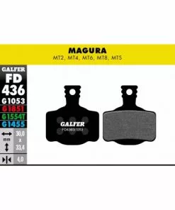 Pastillas GALFER FD436 Magura MT2, MT4, MT6, MT8